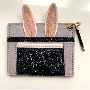 NWOT KATE SPADE Rabbit/Bunny Card Case and Keychain
